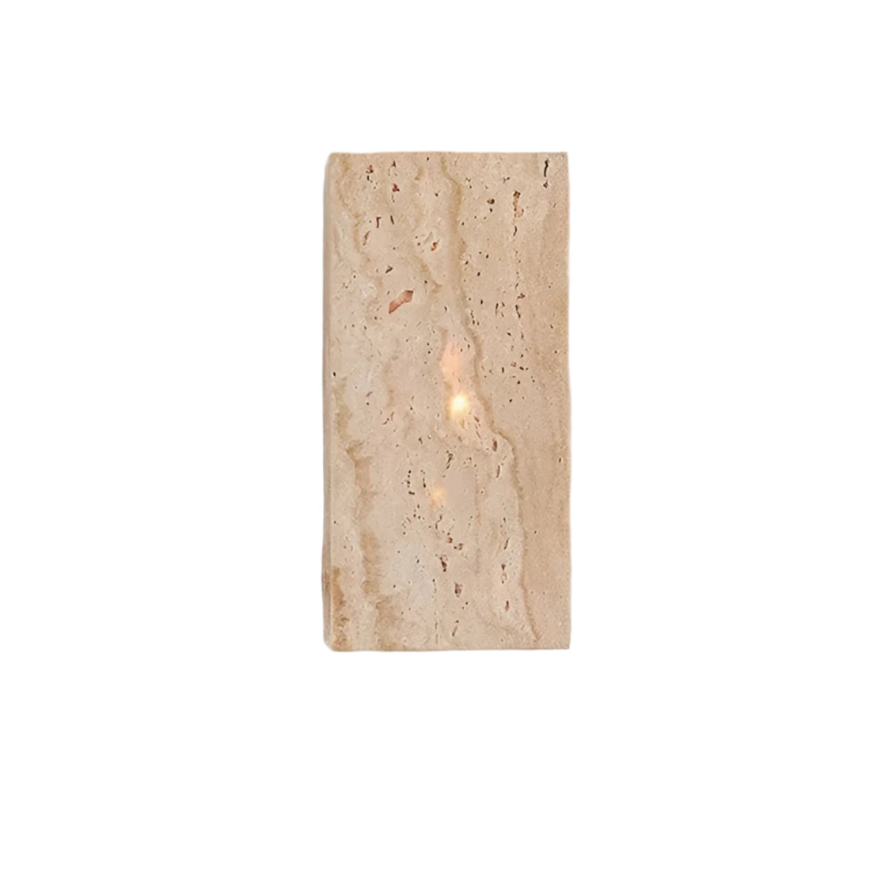 Wall Travertine Stone LED Outdoor Light Minimalist Design | Zelrico