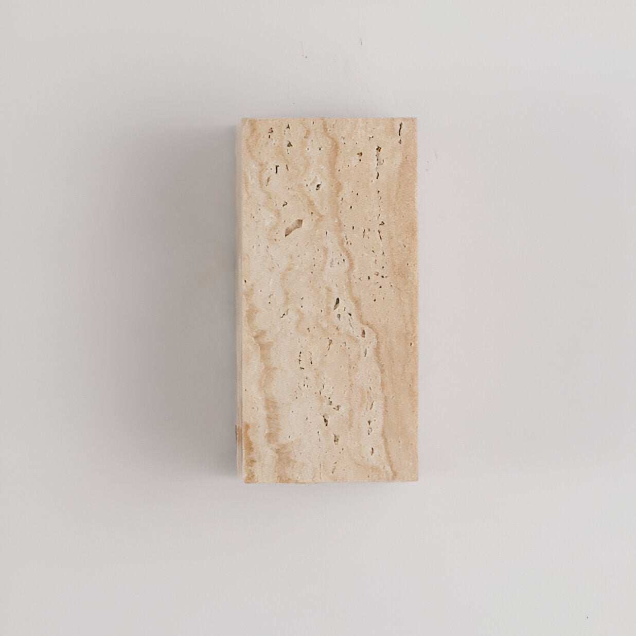 Wall Travertine Stone LED Outdoor Light Minimalist Design | Zelrico