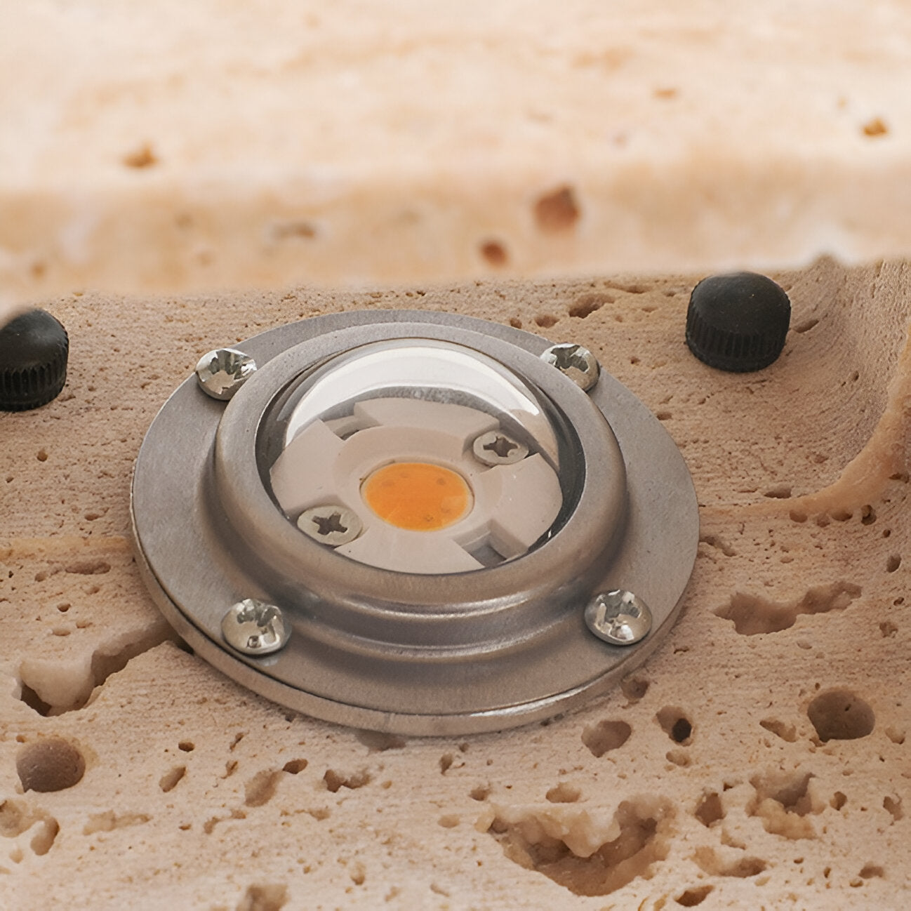 Wall Travertine Stone LED Outdoor Light Minimalist Design | Zelrico