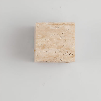 Wall Travertine Stone LED Outdoor Light Minimalist Design | Zelrico