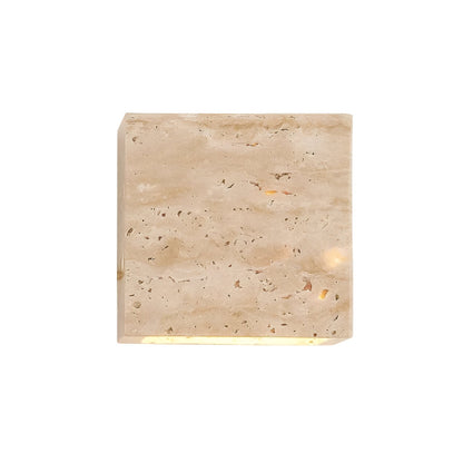 Wall Travertine Stone LED Outdoor Light Minimalist Design | Zelrico