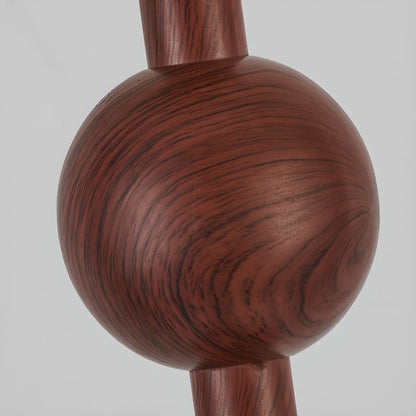 Walnut Metal Floor Lamp With Fabric Drum Shade Home | Zantori