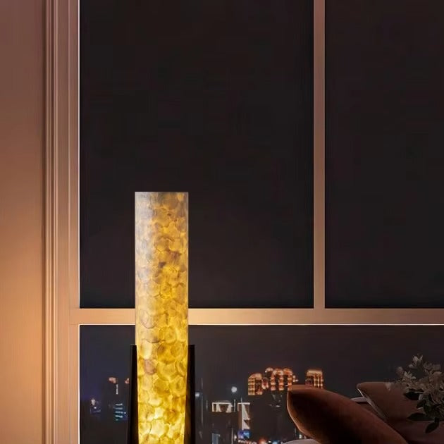 Walnut Wood Floor Lamp Scandinavian Zen Style Light | Narvane
