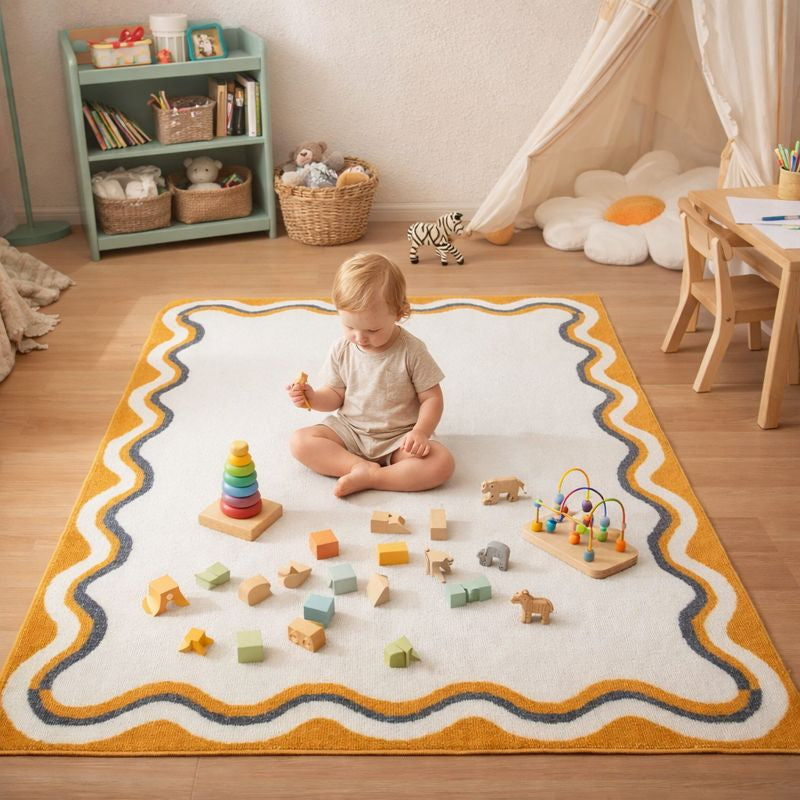 Washable Kids Play Mat Rug for Bedroom Playroom | Tavorel
