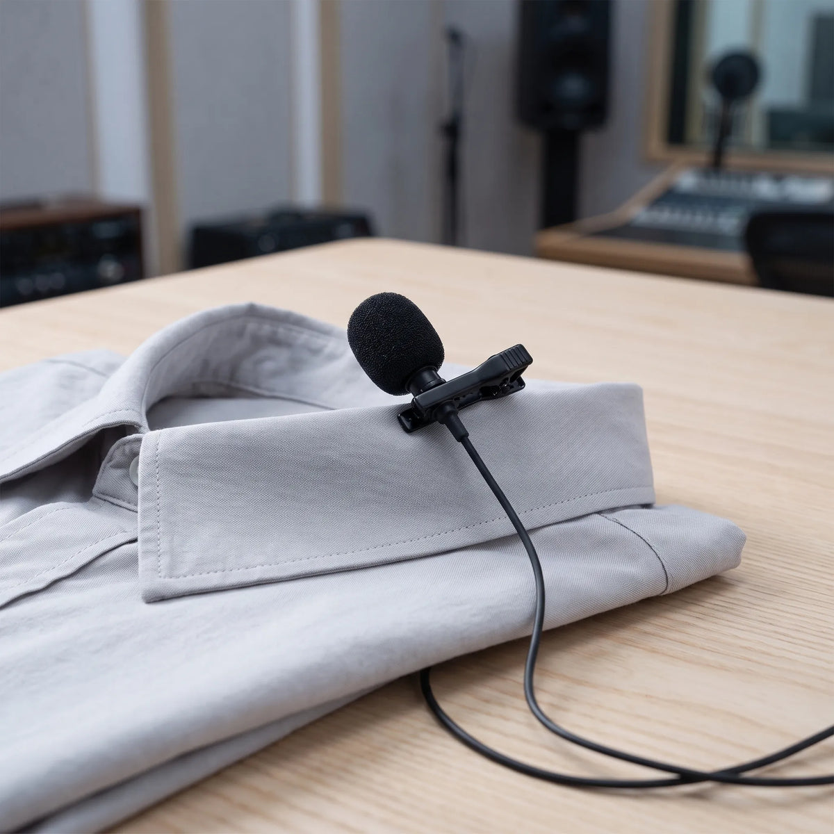 Wired Lavalier Lapel Condenser Microphone