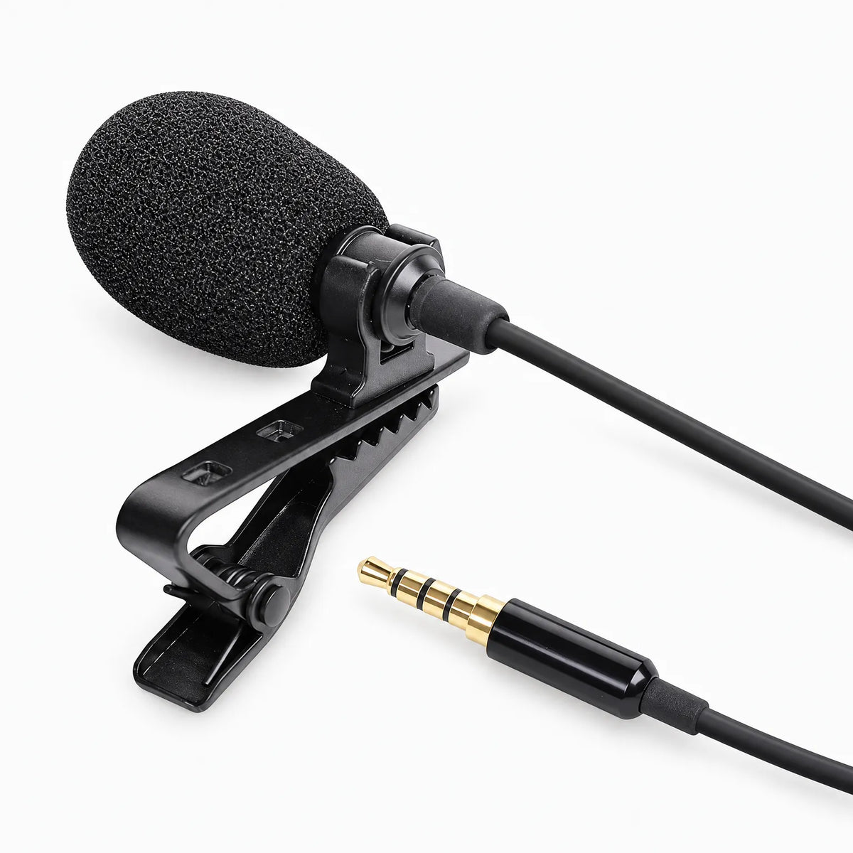 Wired Lavalier Lapel Condenser Microphone
