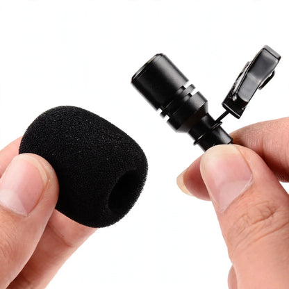 Wired Lavalier Lapel Condenser Microphone