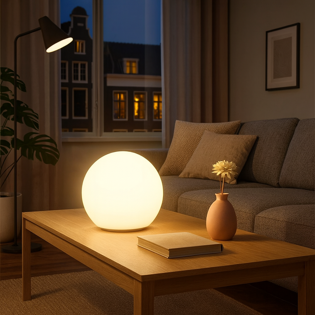 Wireless LED Globe Mood Table Lamp Rechargeable | Luminar