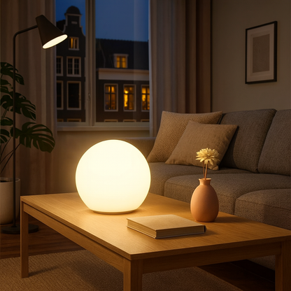 Wireless LED Globe Mood Table Lamp Rechargeable | Luminar