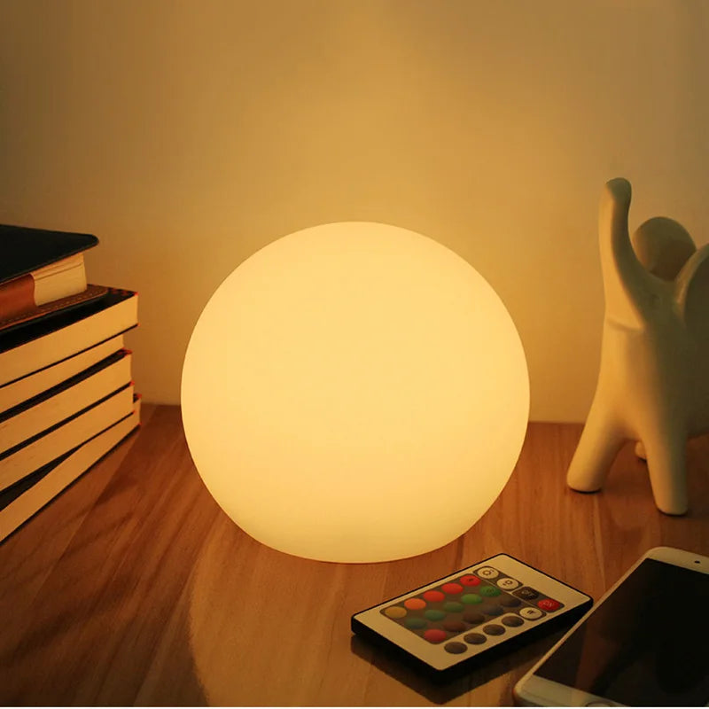 Wireless LED Globe Mood Table Lamp Rechargeable | Luminar