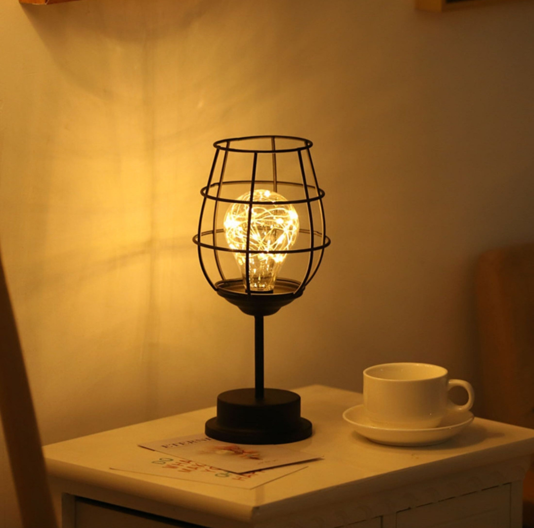 Wireless LED Table Lamp with Modern Steel Finish | Dovixa