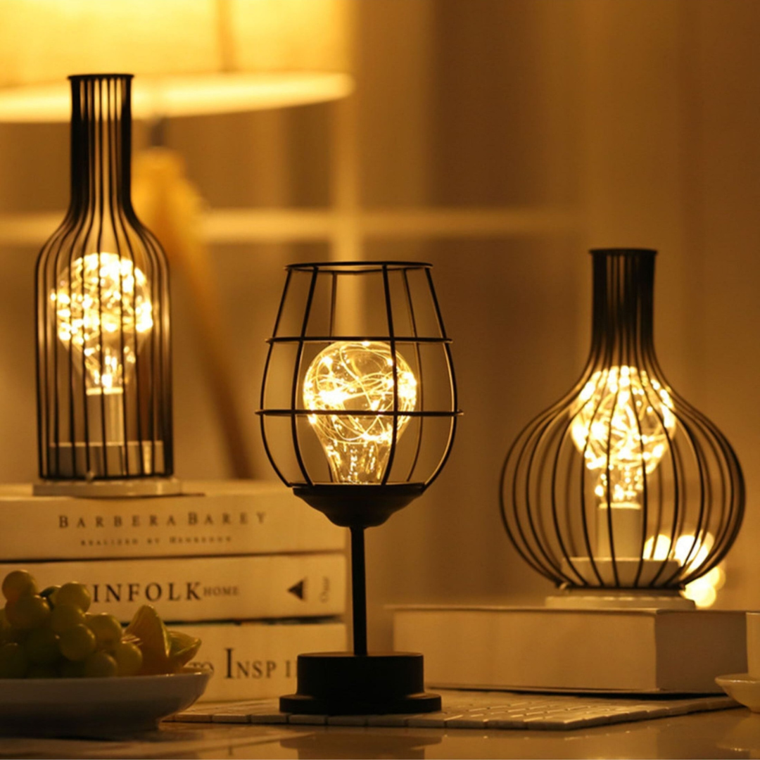 Wireless LED Table Lamp with Modern Steel Finish | Dovixa