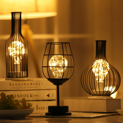 Wireless LED Table Lamp with Modern Steel Finish | Dovixa