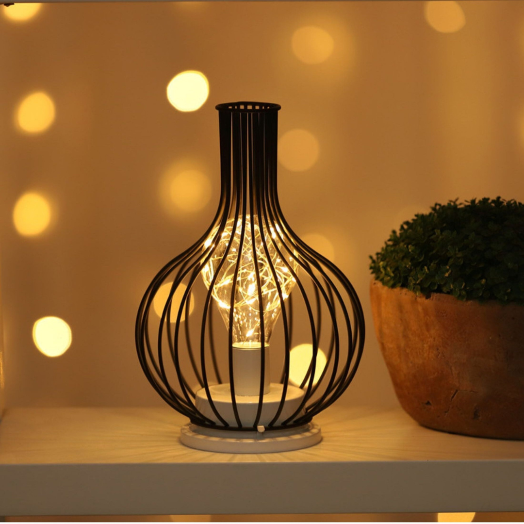 Wireless LED Table Lamp with Modern Steel Finish | Dovixa