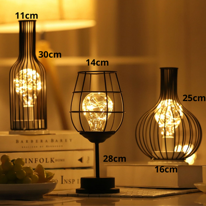 Wireless LED Table Lamp with Modern Steel Finish | Dovixa