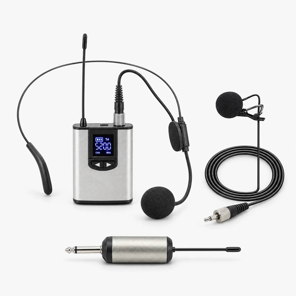 Wireless Lavalier Microphone Transmitter System