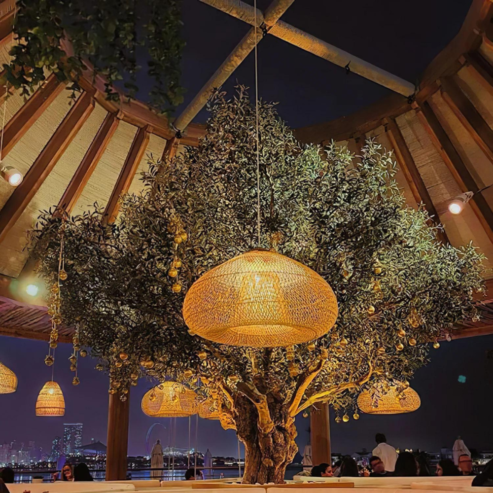 Wisteria Rattan Japandi Pendant Light Fixture | Ravena