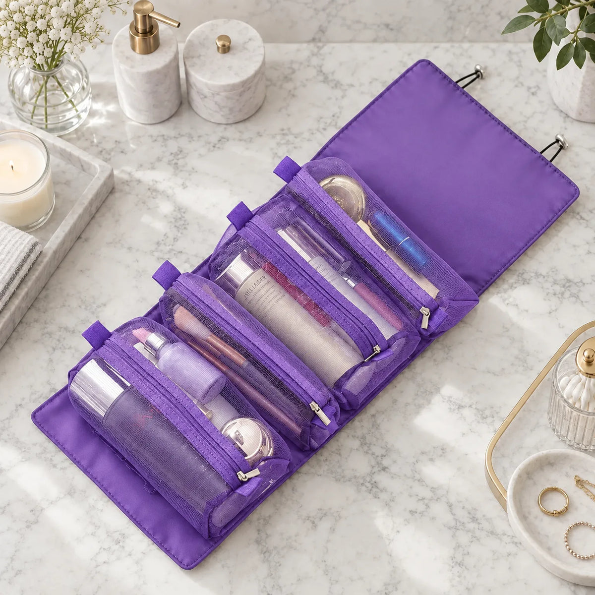 Women's Cosmetic Bag Organizer