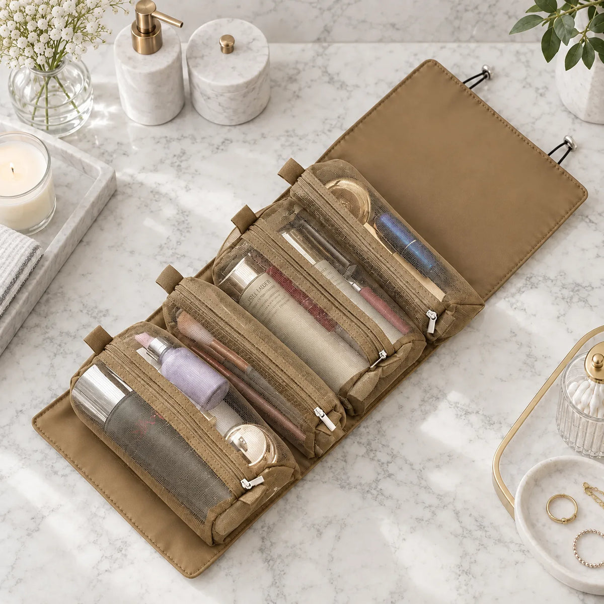 Women's Cosmetic Bag Organizer