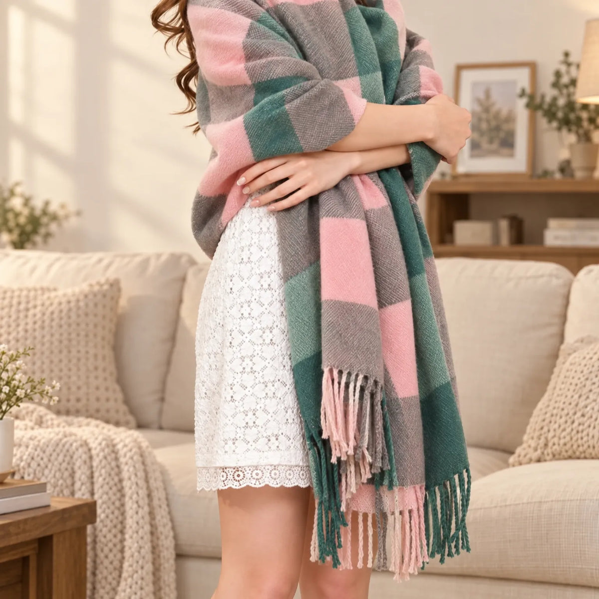 Women's Knit Winter Neck Scarf