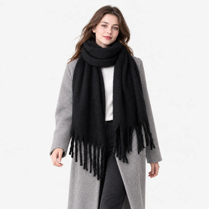 Women's Long Fuzzy Winter Scarf