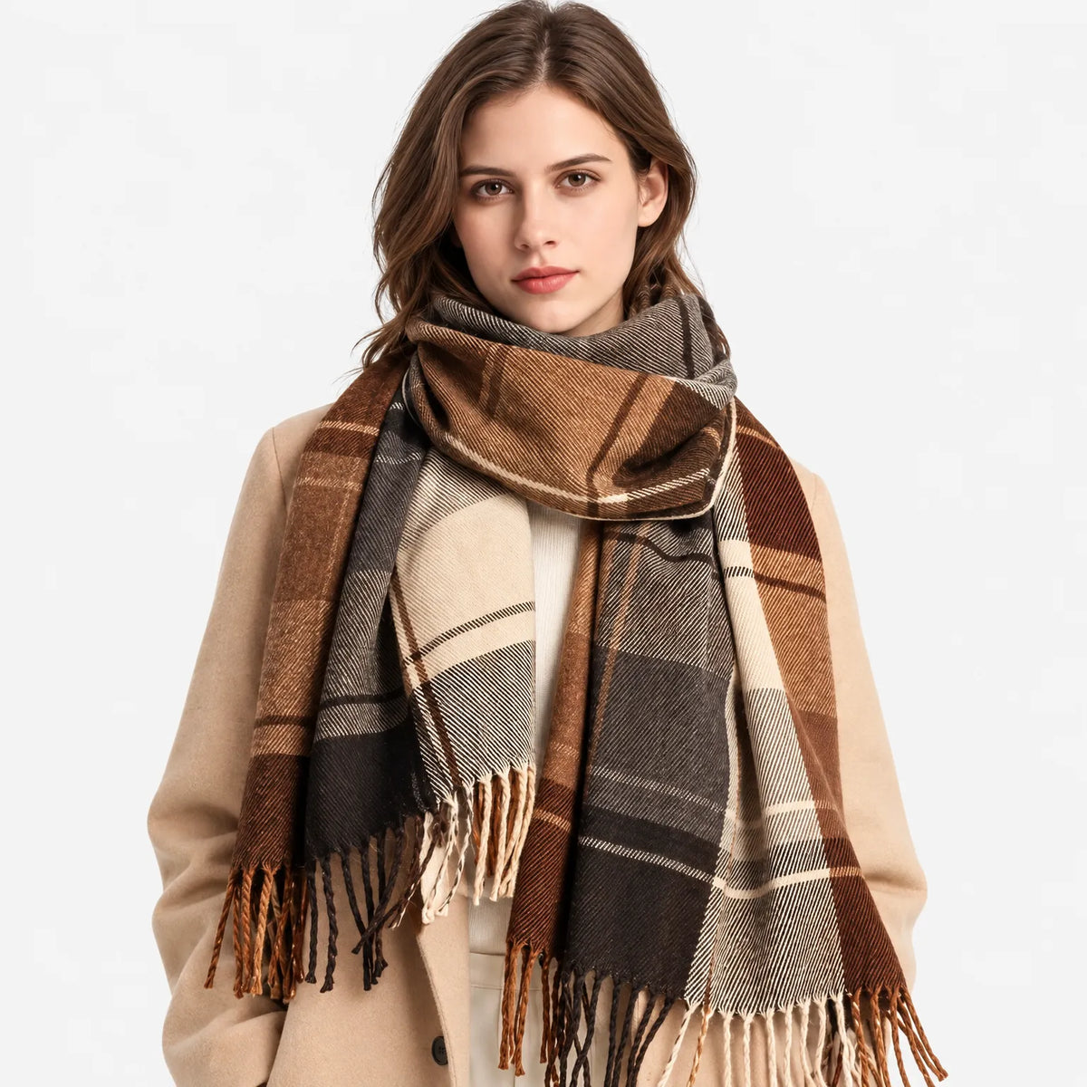 Women's Simple Knit Winter Scarf
