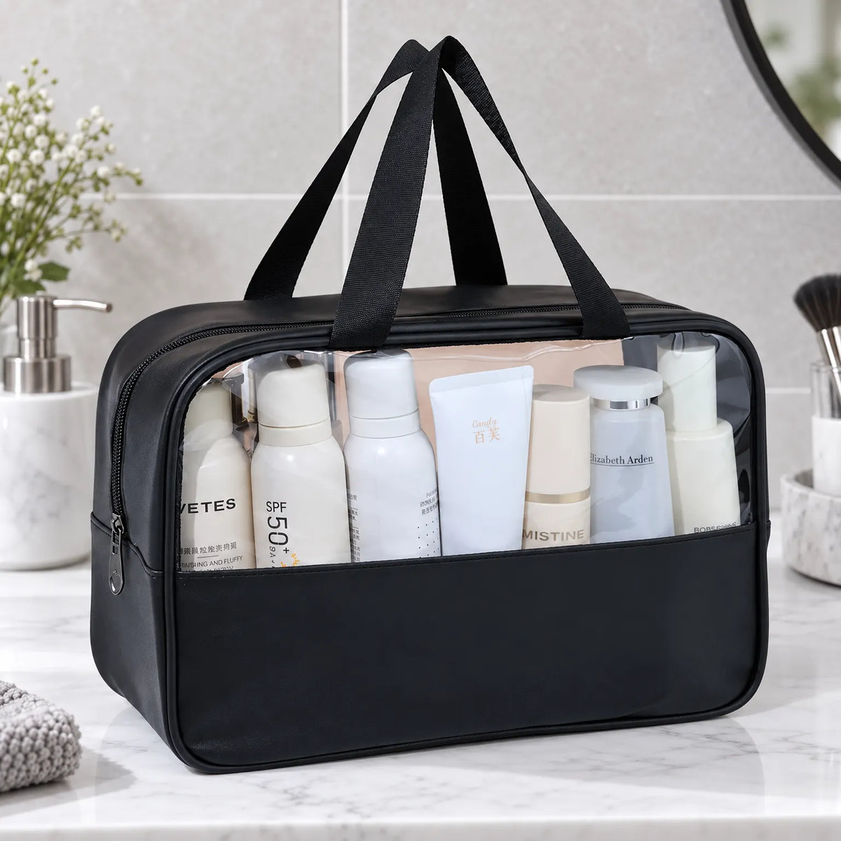 Women's Transparent Cosmetic Bag