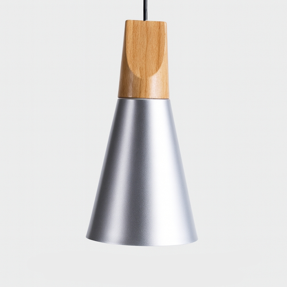Wood Aluminium Nordic Pendant Light | Arqena