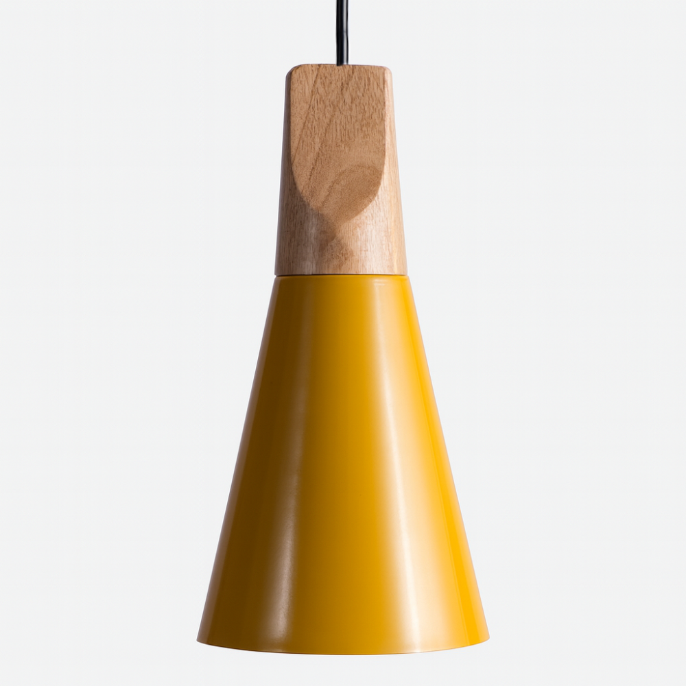 Wood Aluminium Nordic Pendant Light | Arqena