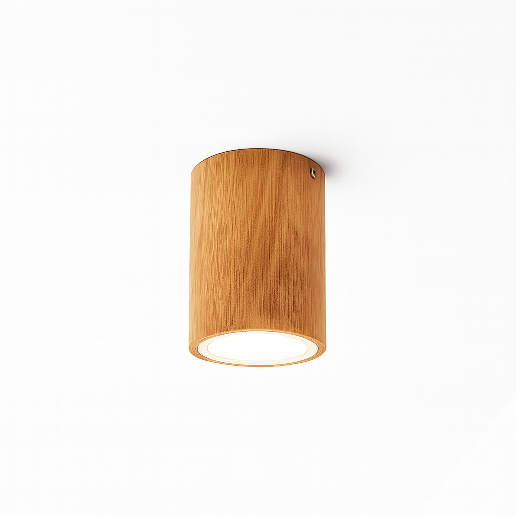 Wood Cube Ceiling Light Scandinavian Style | Luvoria