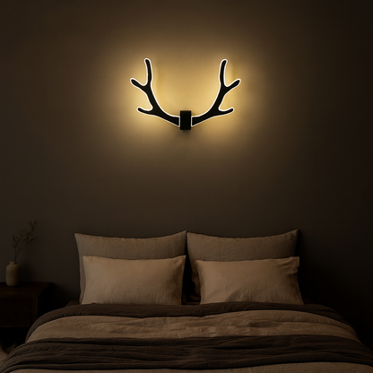 Wood Finish LED Wall Light Scandinavian Style | Wallure