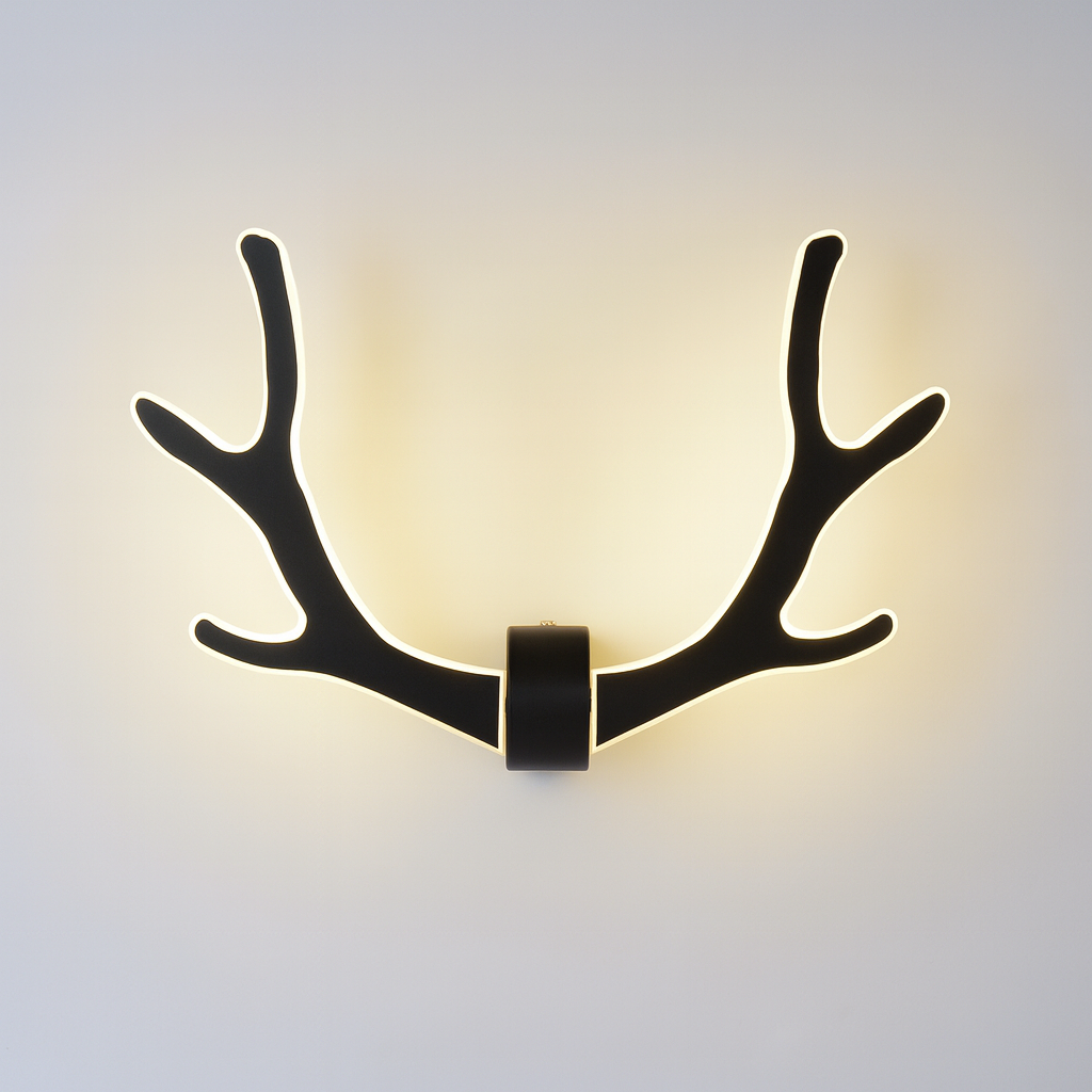 Wood Finish LED Wall Light Scandinavian Style | Wallure