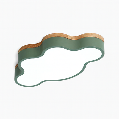 Wood LED Ceiling Light Scandinavian Cloud Design | Norven