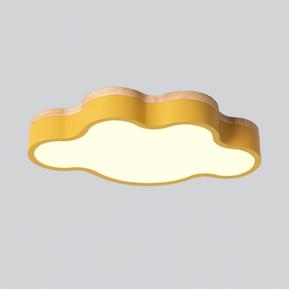 Wood LED Ceiling Light Scandinavian Cloud Design | Norven