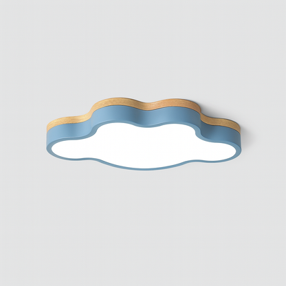 Wood LED Ceiling Light Scandinavian Cloud Design | Norven