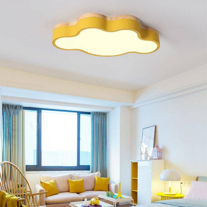 Wood LED Ceiling Light Scandinavian Cloud Design | Norven