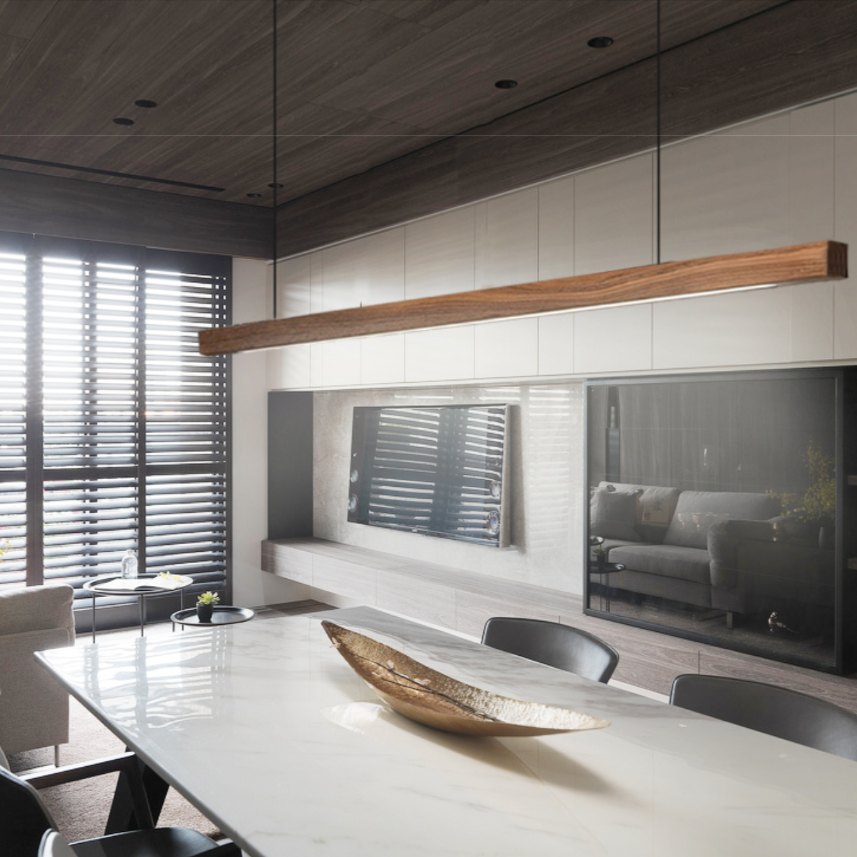 Wood LED Pendant Light Nordic Style | Selnix