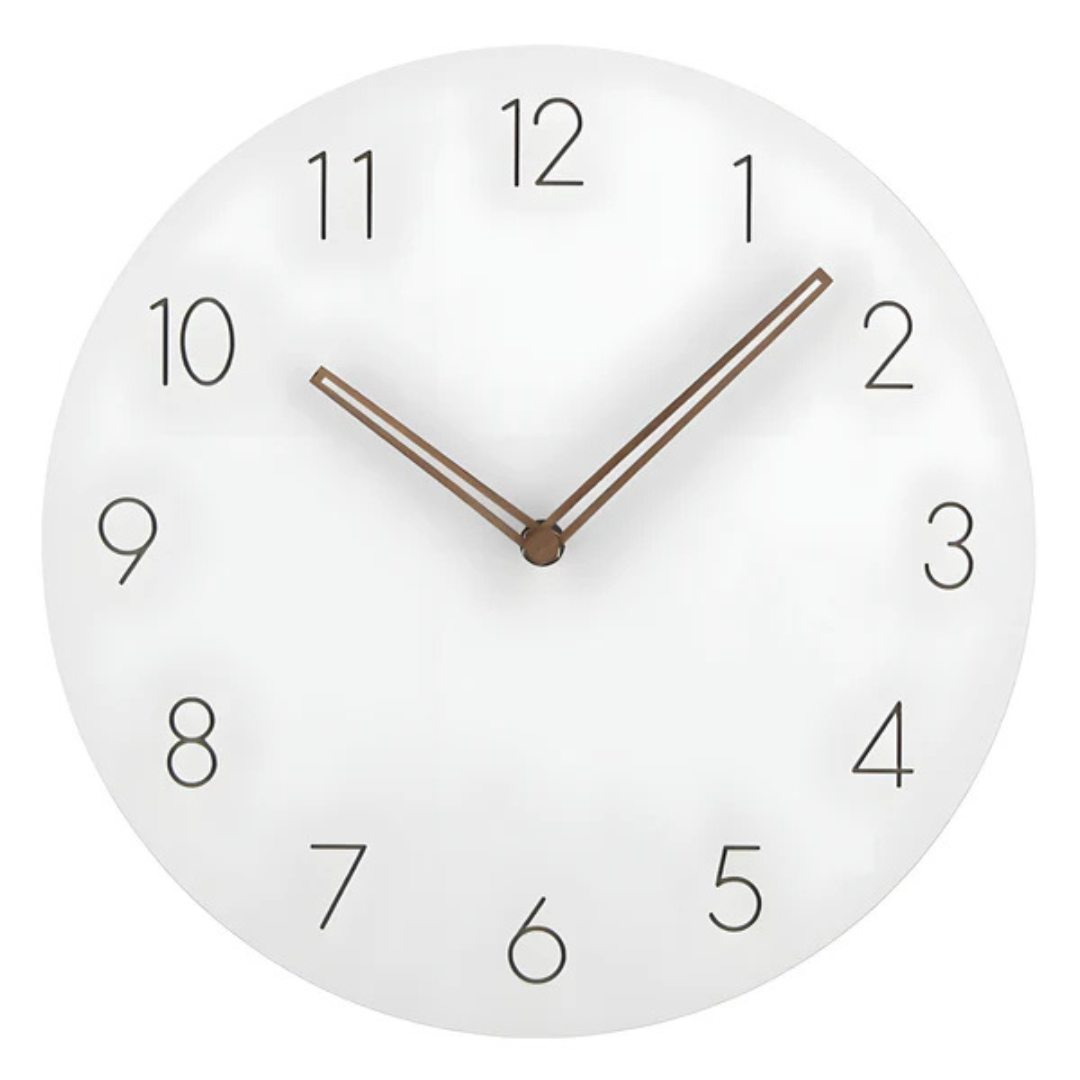 Wood Silent Quartz Minimalist Scandinavian Wall Clock | Halvorn