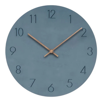 Wood Silent Quartz Minimalist Scandinavian Wall Clock | Halvorn