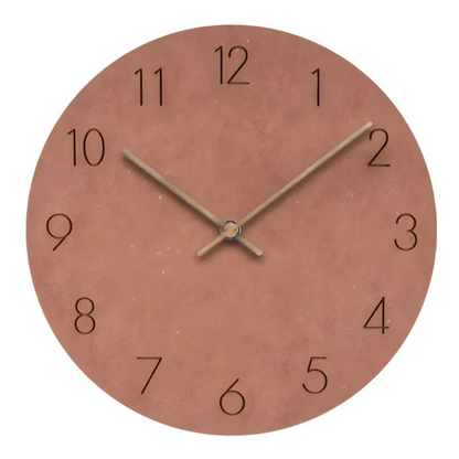 Wood Silent Quartz Minimalist Scandinavian Wall Clock | Halvorn