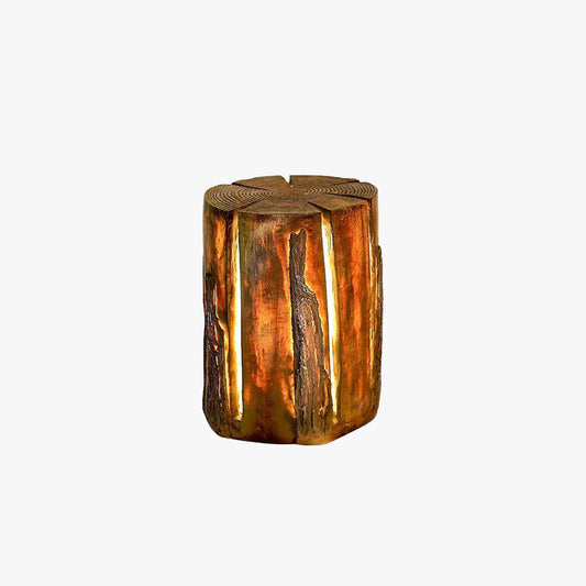 Wooden Column Outdoor Floor Lamp Garden Light | Elvanto