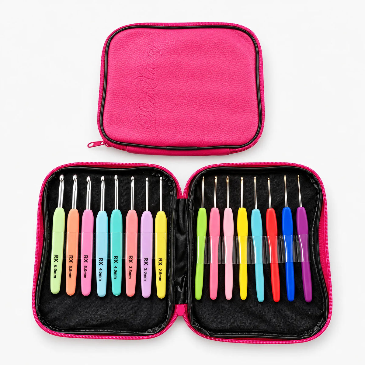 Zippered Travel Crochet Hook Set