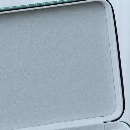 Zippered Watch Storage Case with Removable Cushions