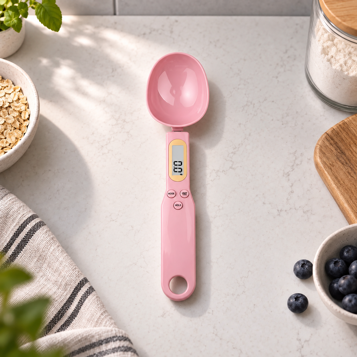 Digital Spoon Scale with LCD Display for Precise Kitchen Measurements